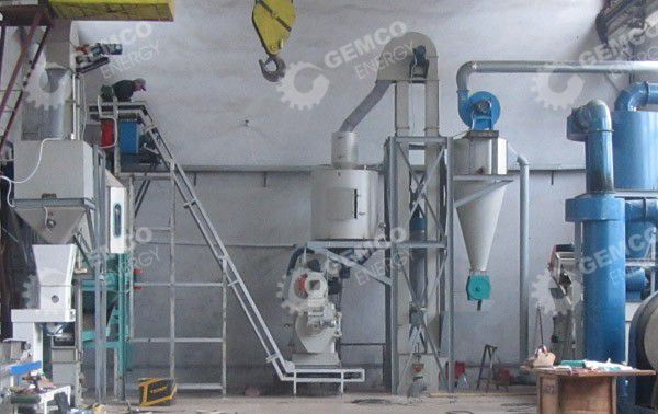 500-700kg/h wood pellet plant