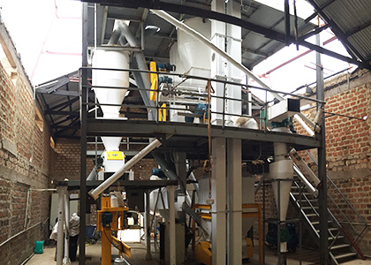 1~2TPH Poultry Feed Pellet Plant Setup in Uganda