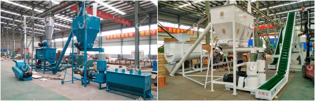 small feed pellet production line for cattle, goat, sheep and poultry feed