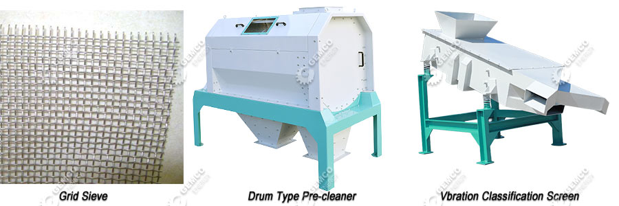 mesh belt primary clean screen cylinder primary clean screen vibration classification screen