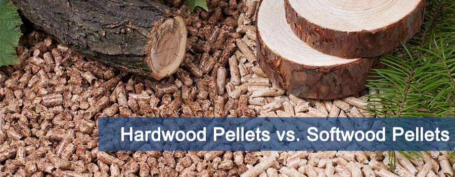 differences hardwood pellet between softwood pellet