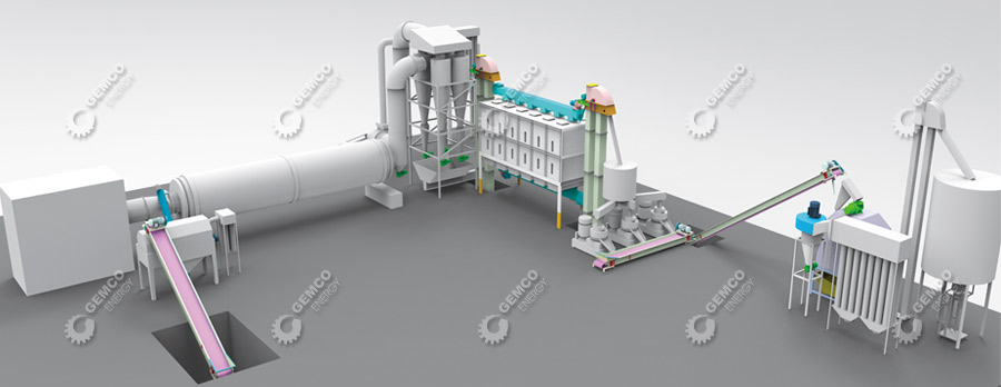 optimal design to setup a complete wood pellet factory