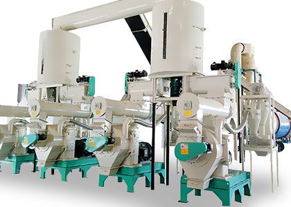 large pellet production line