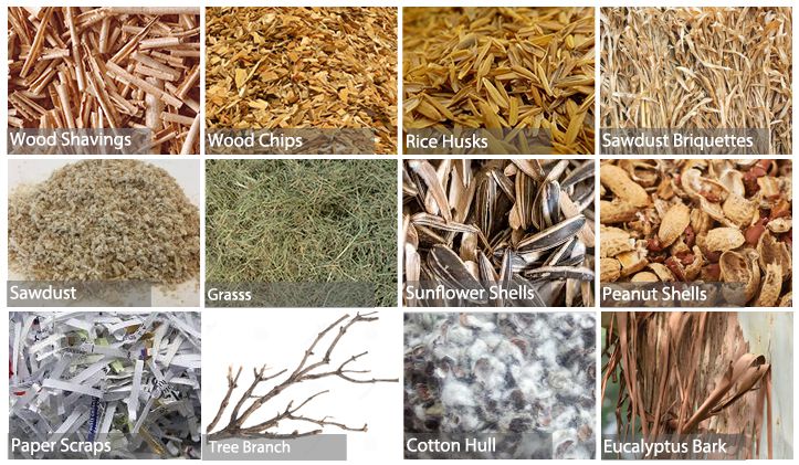 Biomass  Briquette of Raw Materials