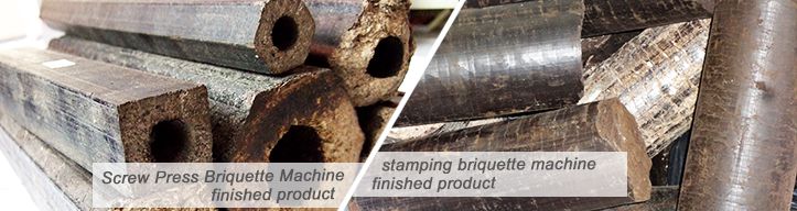 Biomass Briquettes Shapes