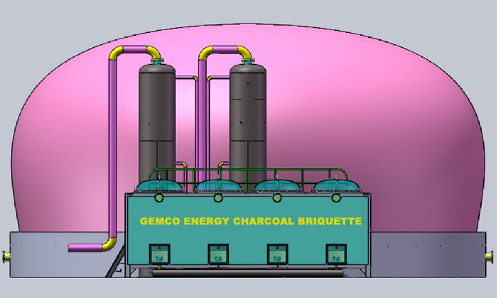 carbonization equipment: smokeless dry distillation carbonization furnace