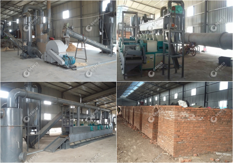 onsite installation of charcoal briquette plant