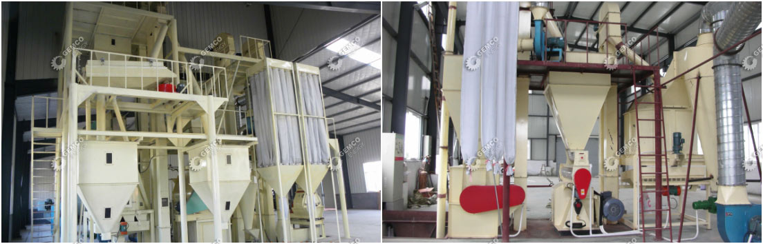 complete feed pellet plant for goat/sheep feed pellet production
