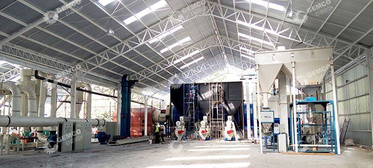 commercial straw pellet manufacturing project