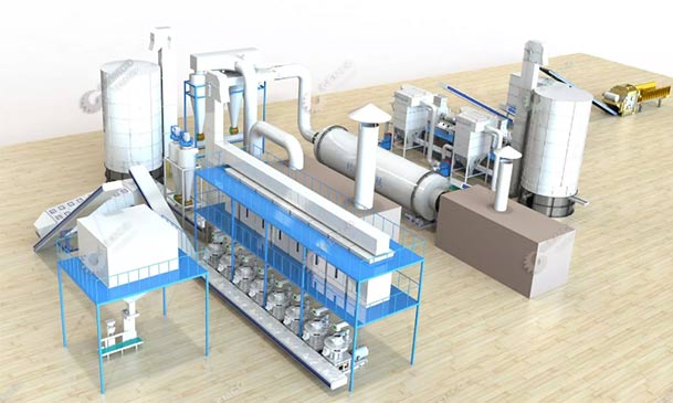 complete pellet plant layout design