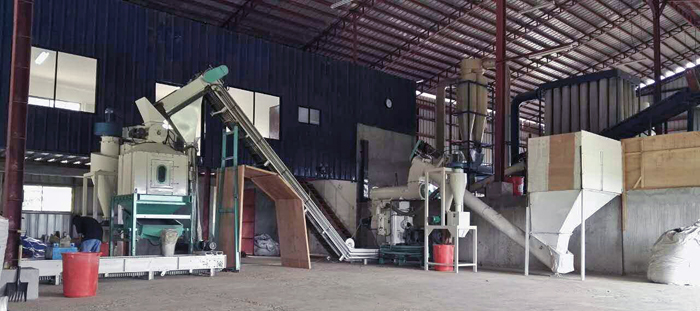 elephant grass pellet processing plant