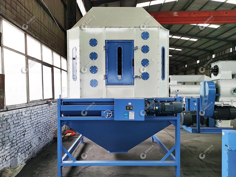 grass feed pellet cooling machine