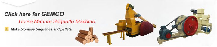 Horse Manure Briquette Machine