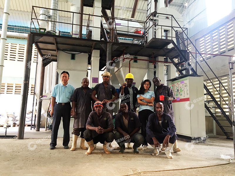 Installation Team of Tanzania Animal Feed Pellet Line