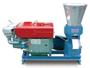 pellet mill for sof wood diesel engine driven