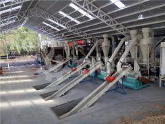 4.5-6tph pellet mill plant installed in Chile