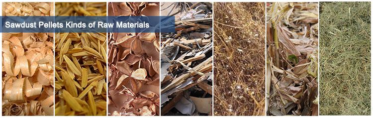 sawdust pellet raw material