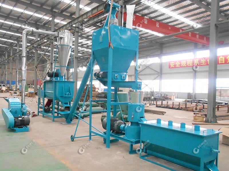 small scale livestock feed pellet production line at low cost
