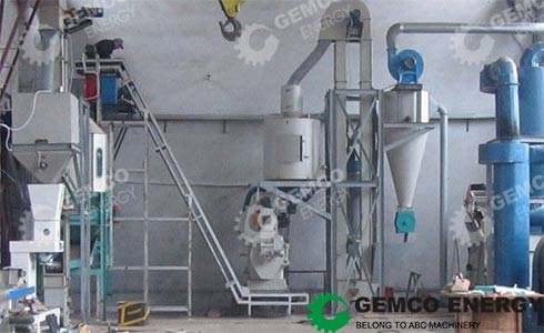 small scale wood pelletizing line