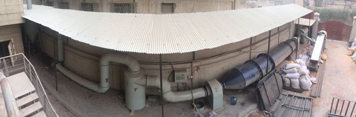 drying system rotary drum dryer