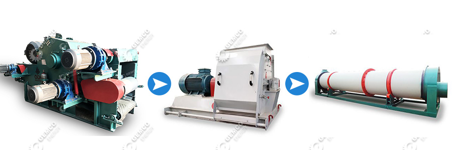 pretreating machine in wood pellet line