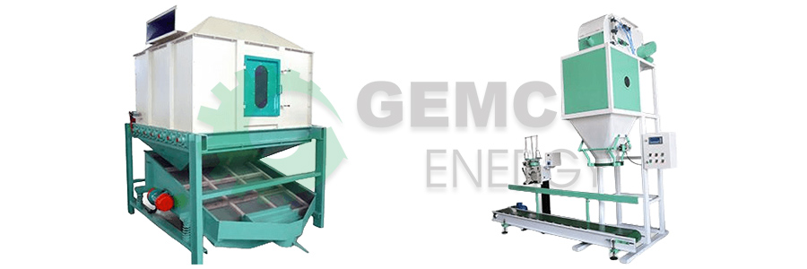 biomass pellet cooling machine packaging machine