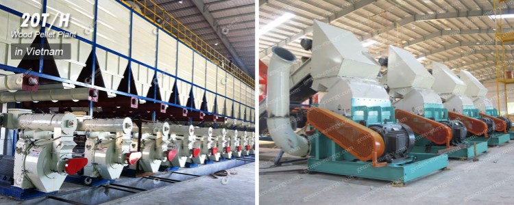 large scale wood pellet production line for sale in vietnam