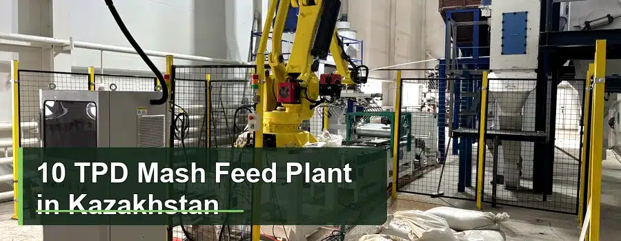 10 TPD Mash Feed Plant In Kazakhstan