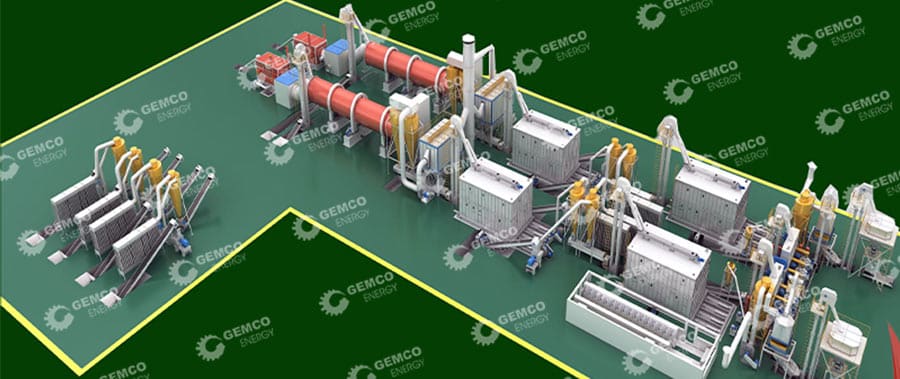 complete biomass pellet making plant for sale